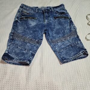 VINTAGE AKADEMIKS JEANUS EUC MENS SIZE 34 1999 DENIM SHORTS